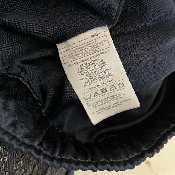 ADIDAS Couture Navy SuperStar Moscow Track Pant Textured Womens Size Small - Picture 7 of 10